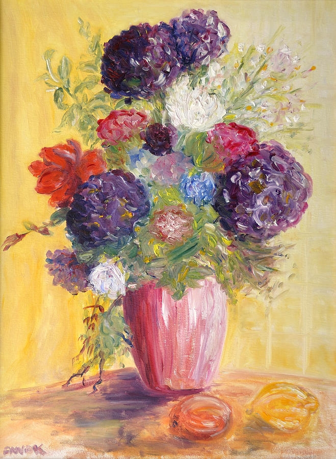 Hotel Bouquet Painting by Barbara Anna Knauf
