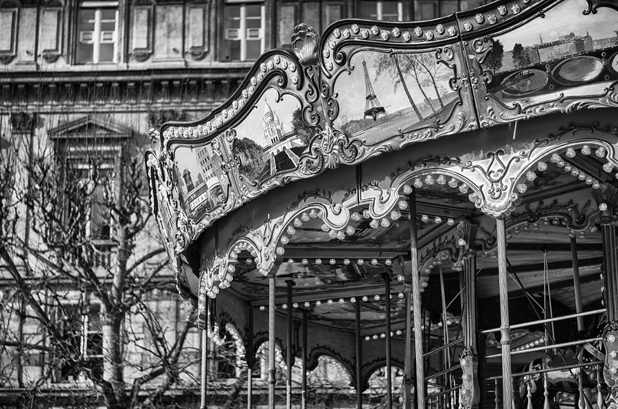 Hotel-de-Ville Carousel in Paris. Photograph by Pablo Lopez