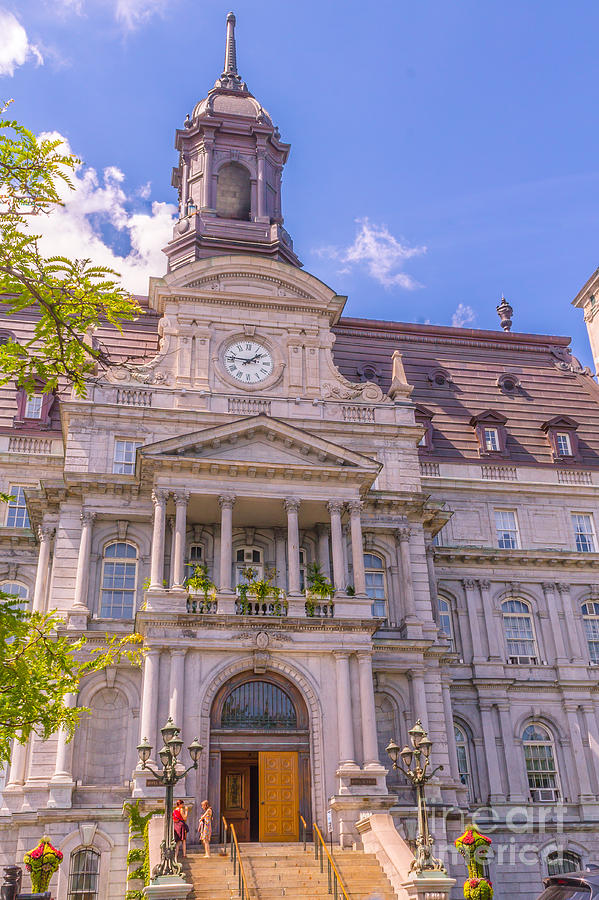 Hotel de Ville - City Hall - Montreal Photograph by Claudia M Photography