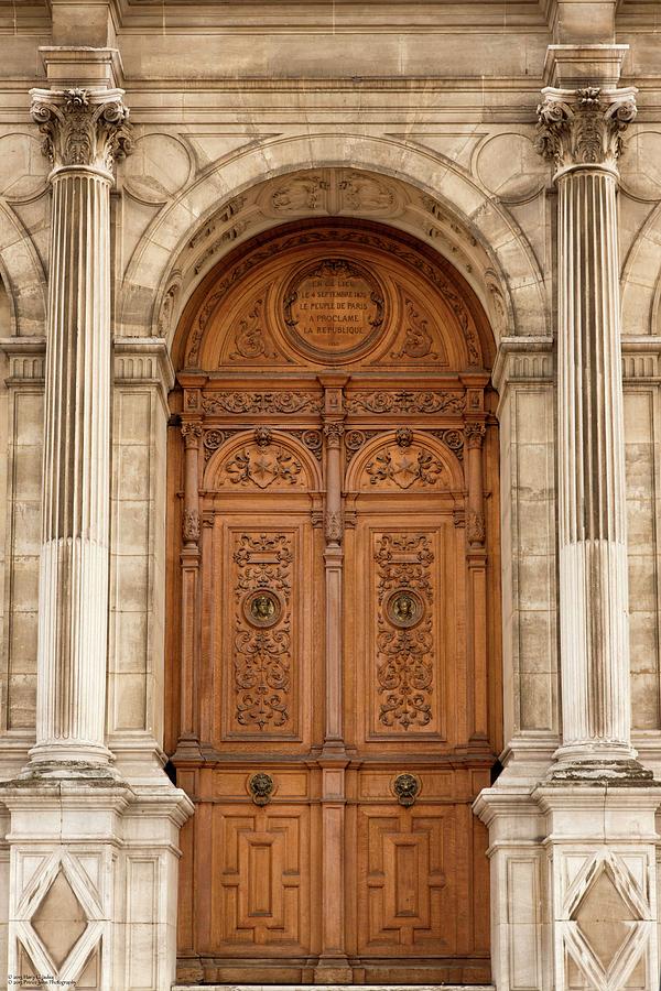 Hotel de Ville - One Of These Doors  Photograph by Hany J