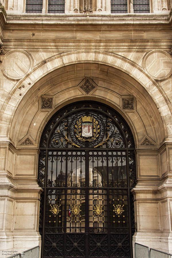 Hotel de Ville - One Of These Gates Photograph by Hany J