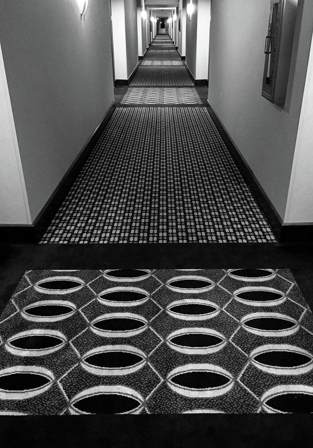 Hotel Hallway Abstract Perspective Photograph by David T Wilkinson