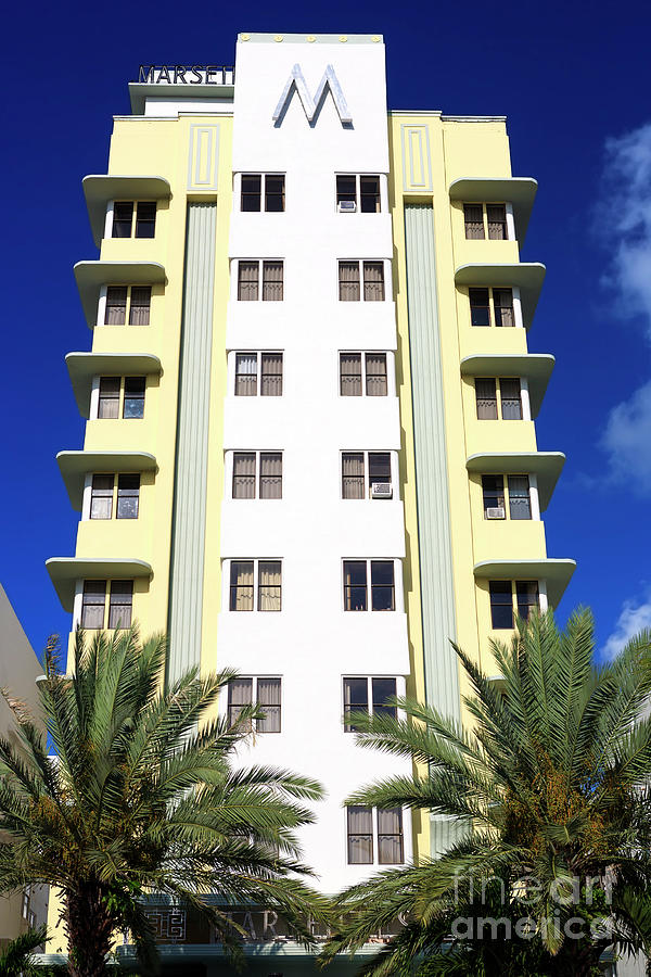 Hotel Marseilles Colors South Beach in Florida Photograph by John Rizzuto