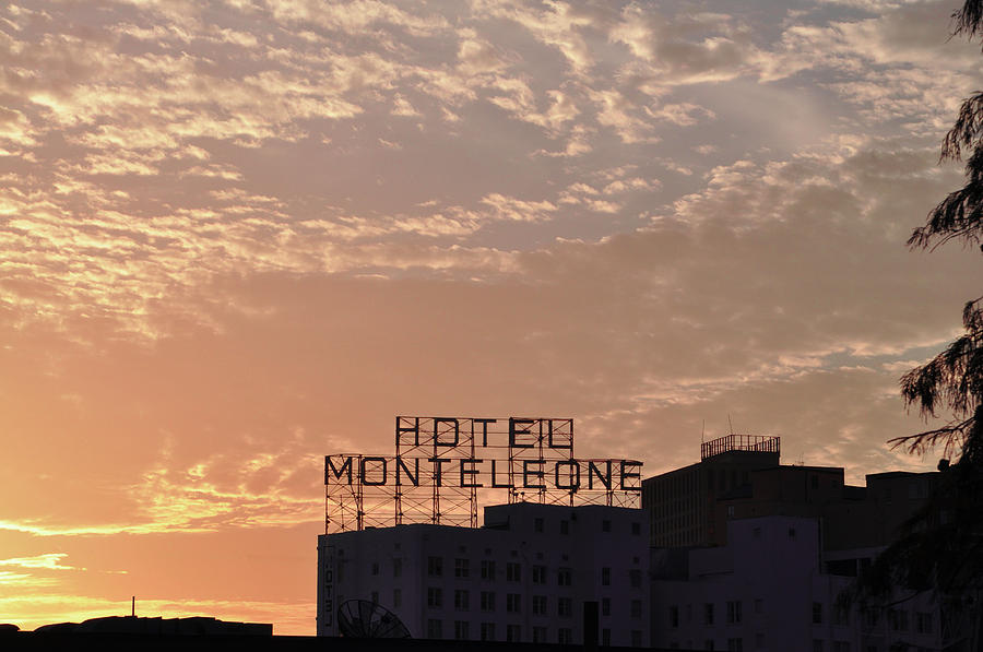 Hotel Monteleone at Sunset Photograph by Bill Cannon