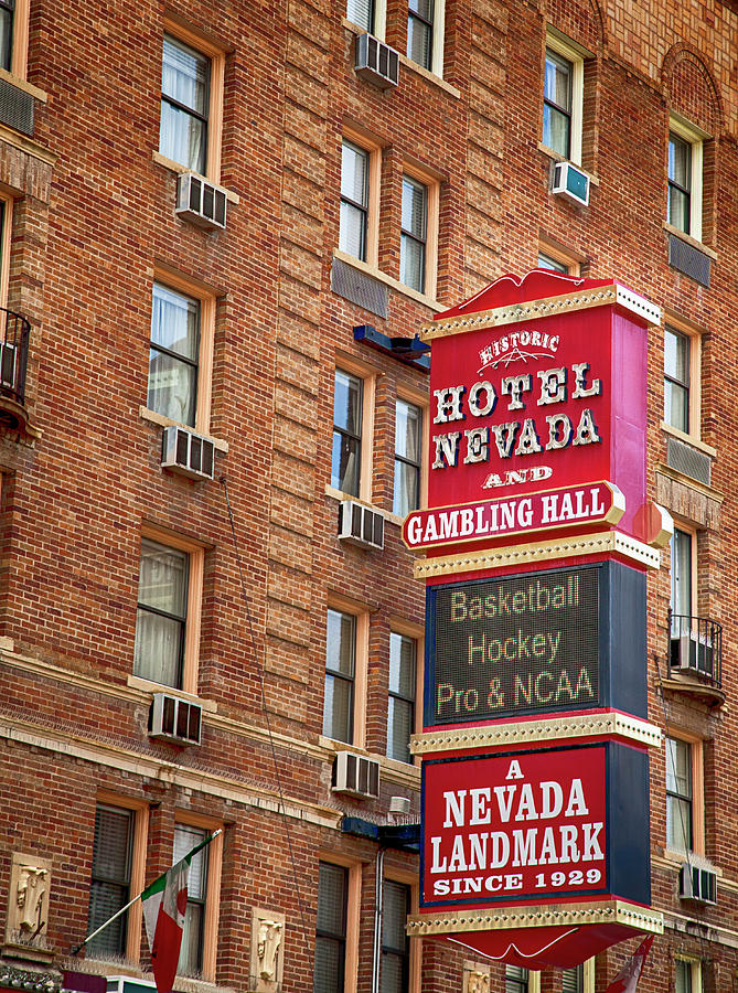 Hotel Nevada and Gambling Hall Photograph by David Millenheft