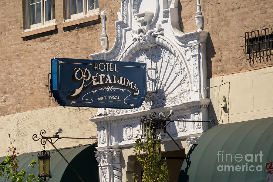 Hotel Petaluma in Petaluma California USA DSC3861 Photograph by Wingsdomain Art and Photography