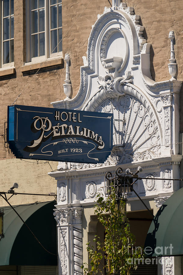 Hotel Petaluma in Petaluma California USA DSC3862 Photograph by Wingsdomain Art and Photography
