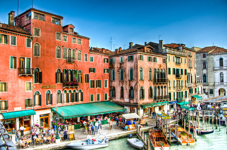 Hotel Rialto Venice Italy Photograph by Jon Berghoff - Fine Art America