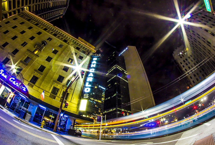 Long Exposure Photograph - Hotel San Carlos by Kyle Field Long Exposure Photograph - Hotel San Carlos by Kyle Field