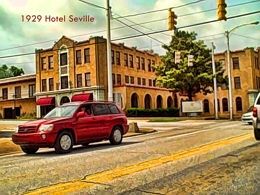 Hotel Seville in Harrison Photograph by Kathy Tarochione