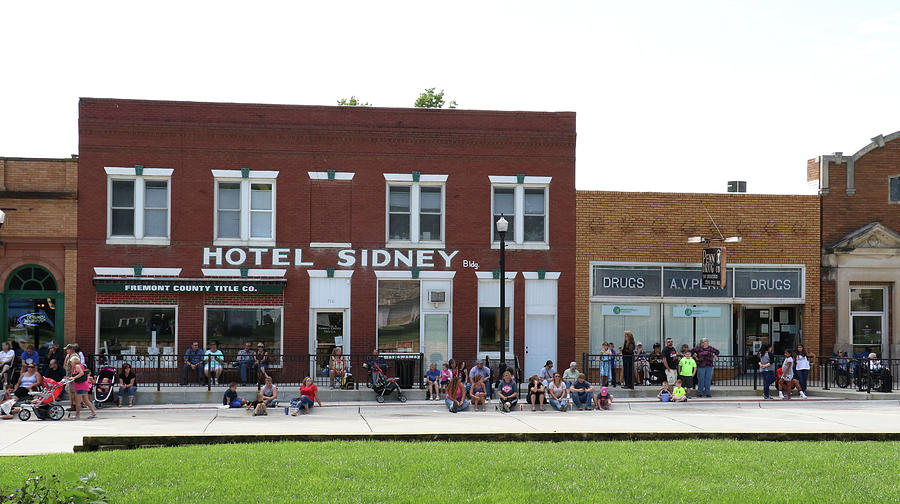 Hotel Sidney and Penn Drug Co. Sidney Iowa Photograph by J Laughlin
