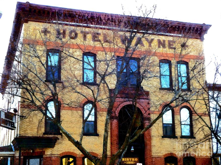 Hotel Wayne Bistro - Honesdale PA Photograph by Janine Riley