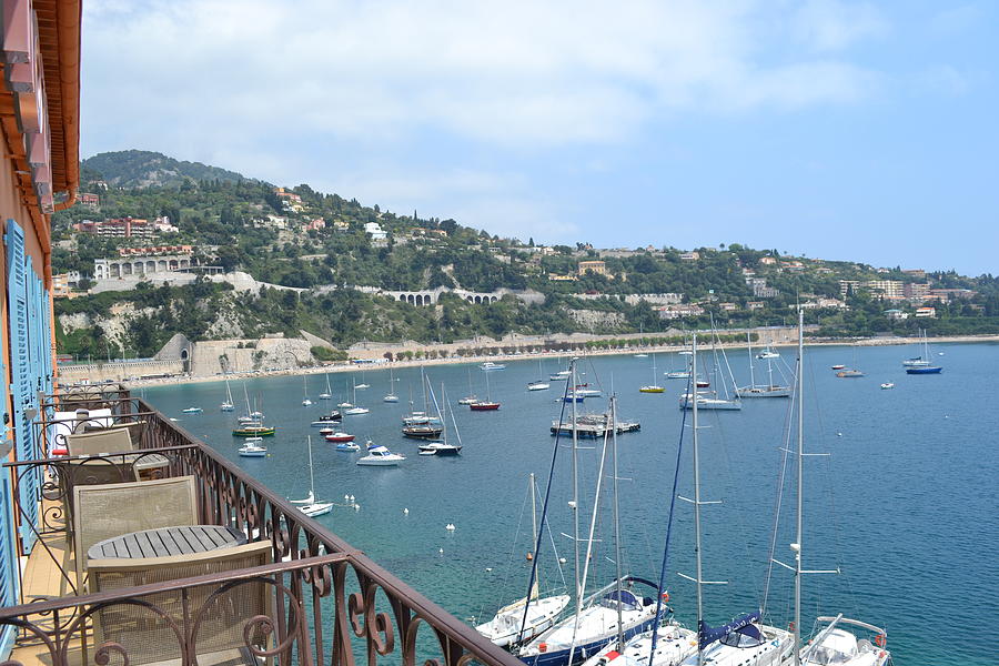 Hotel Welcome at Villefranche Sur Mer France Photograph by Nancy Sisco