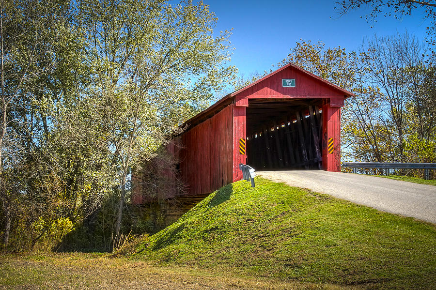 Houck covered bridge Photograph by Jack R Perry