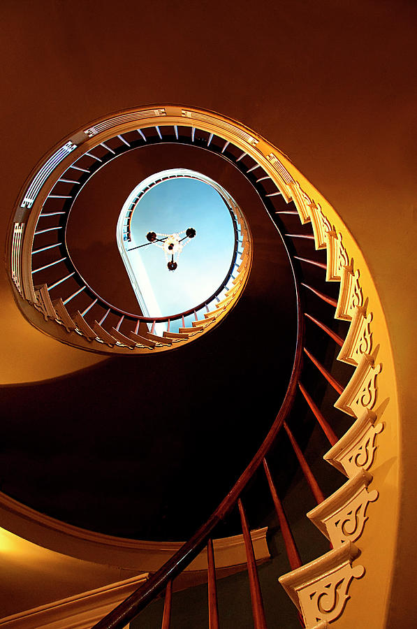 Houmas House Plantation Spiral Staircase Color
