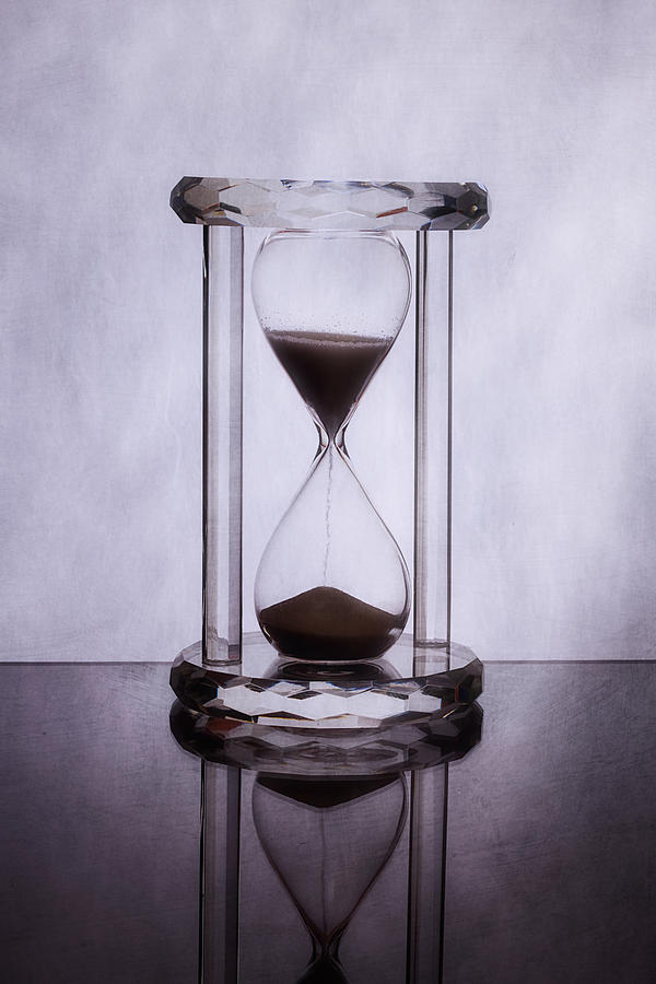 Still Life Photograph - Hourglass - Time Slips Away by Tom Mc Nemar