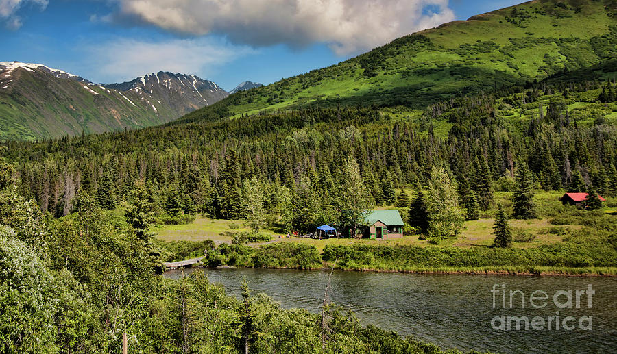 House Alaska Landscape  Photograph by Chuck Kuhn