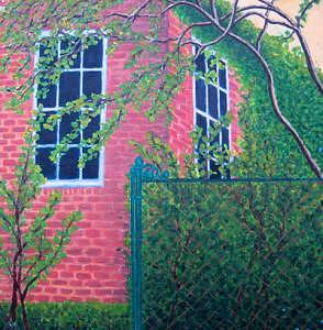 House Painting - House And Garden by Lana Cheng House Painting - House And Garden by Lana Cheng