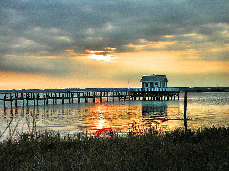 House At the End of the Pier Photograph by Steven Ainsworth