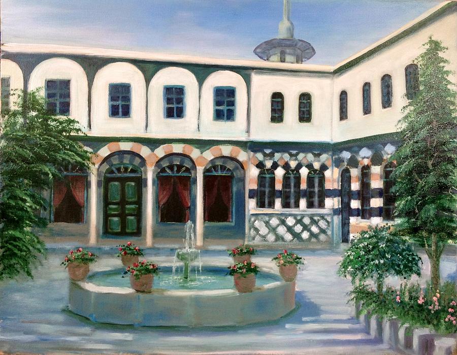 Old Damascus  # 1 Painting by Laila Awad Jamaleldin