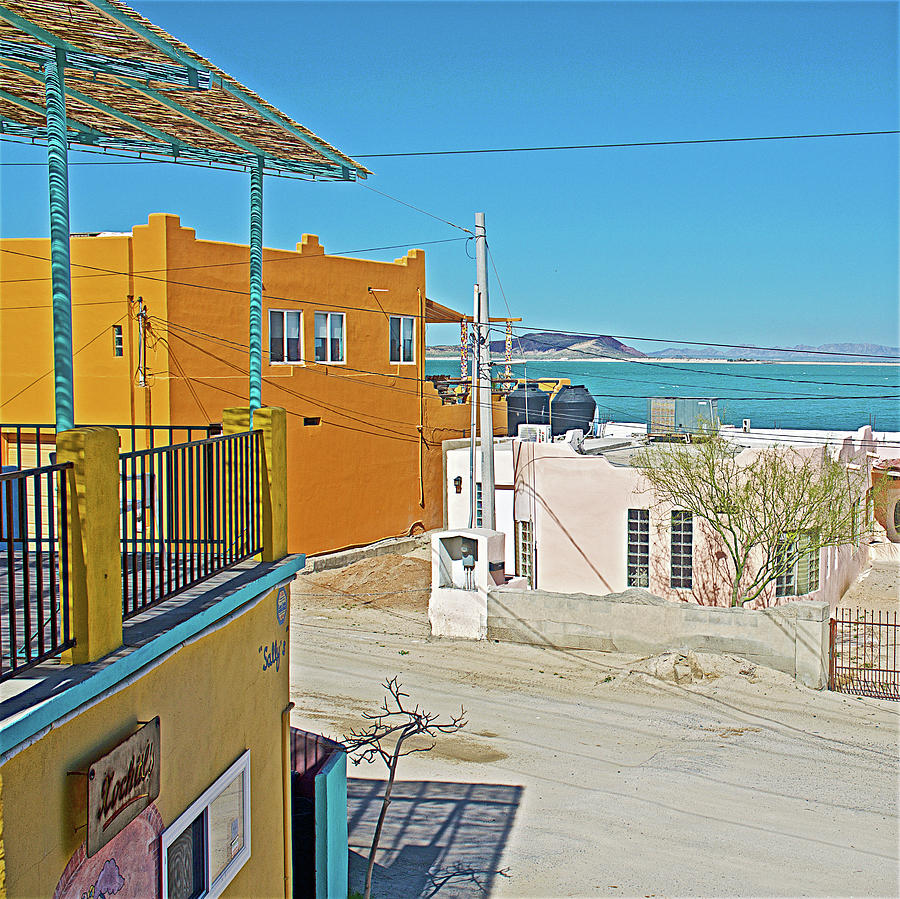 House in La Cholla along Sea of Cortez across from Xochitls in Sonora-Mexico- Photograph by Ruth Hager