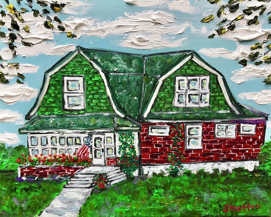 House in Summer Painting by Julie Stratton - Fine Art America