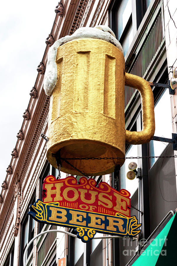 Beer Photograph - House of Beer Chicago by John Rizzuto
