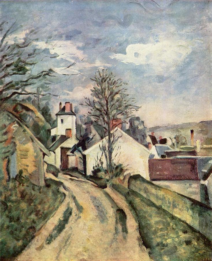 House Of Dr. Gachet Painting by Paul Cezanne