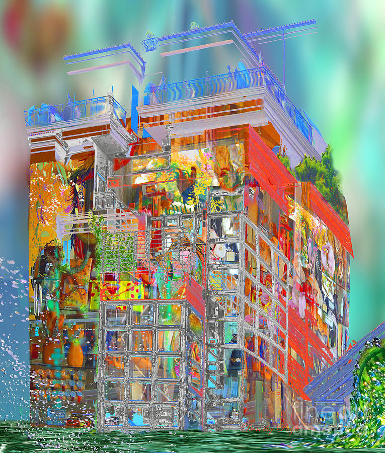 Architecture Digital Art - House of dreams by Dorothy  Pugh