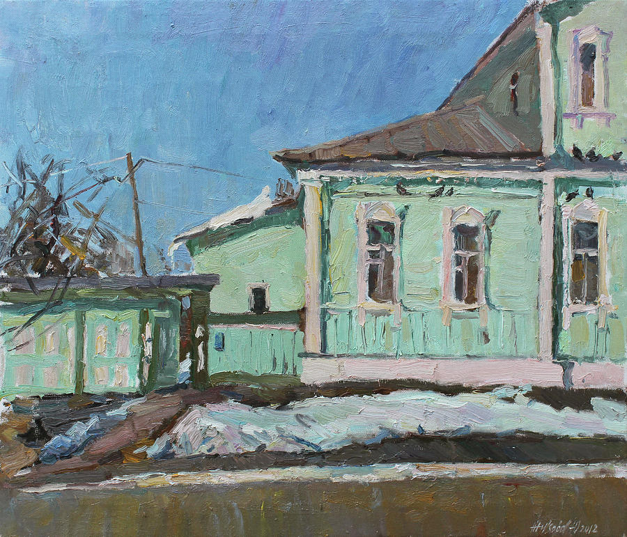 House of Kuprin Painting by Juliya Zhukova