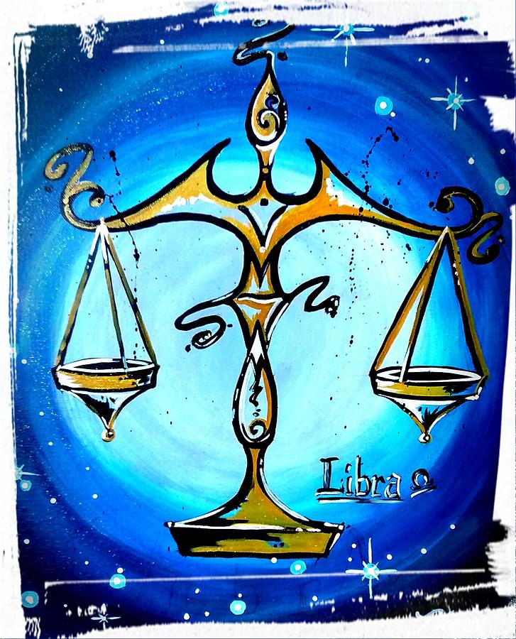 House of Libra Painting by Marion Monroe