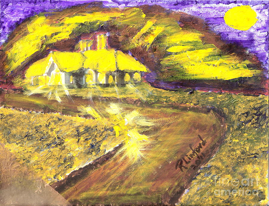 House of Light 5 Painting by Richard W Linford