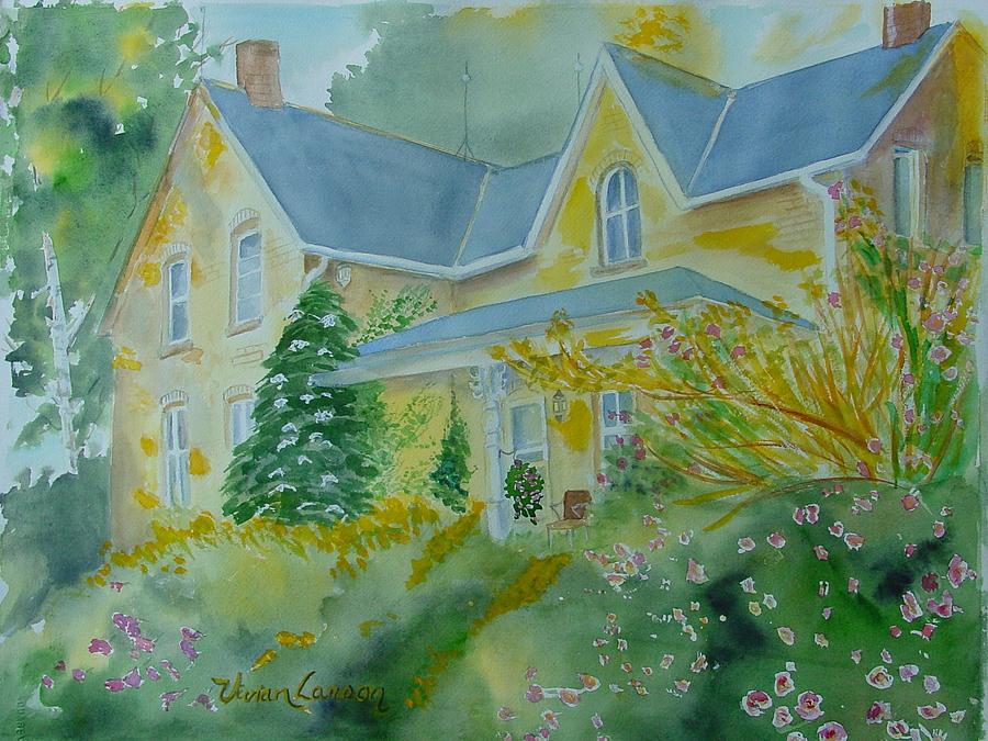 House Painting - House Of Light by Vivian Larson