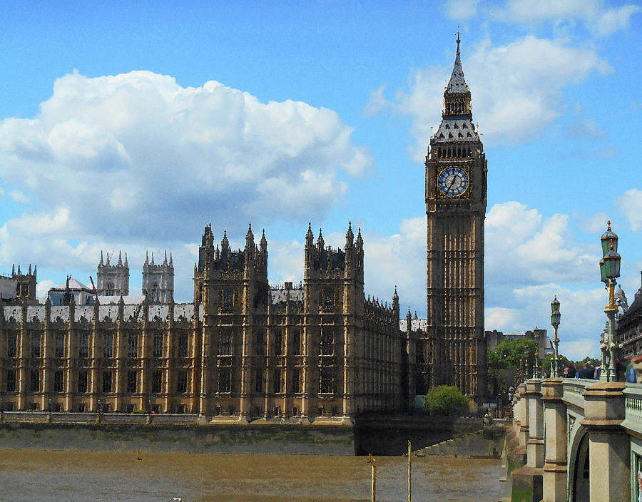 House Of Lords Big Ben Tower London Photograph