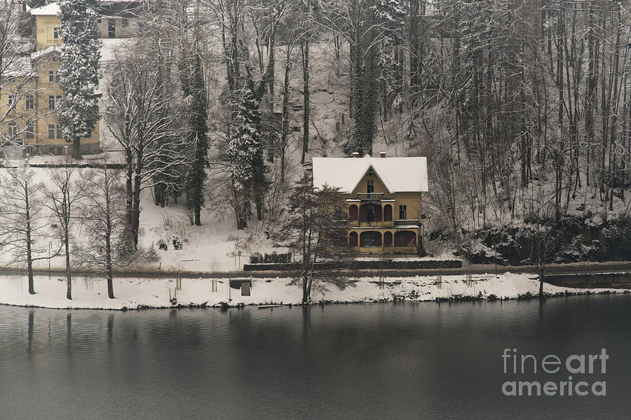 House On Lake Bled Photograph