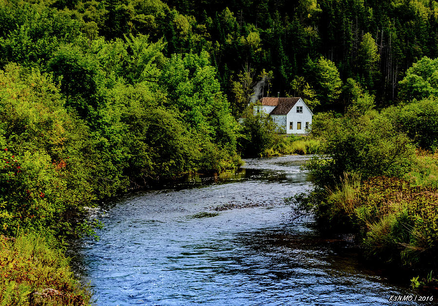 Cape Breton Photograph - House On Margaree River by Ken Morris Cape Breton Photograph - House On Margaree River by Ken Morris