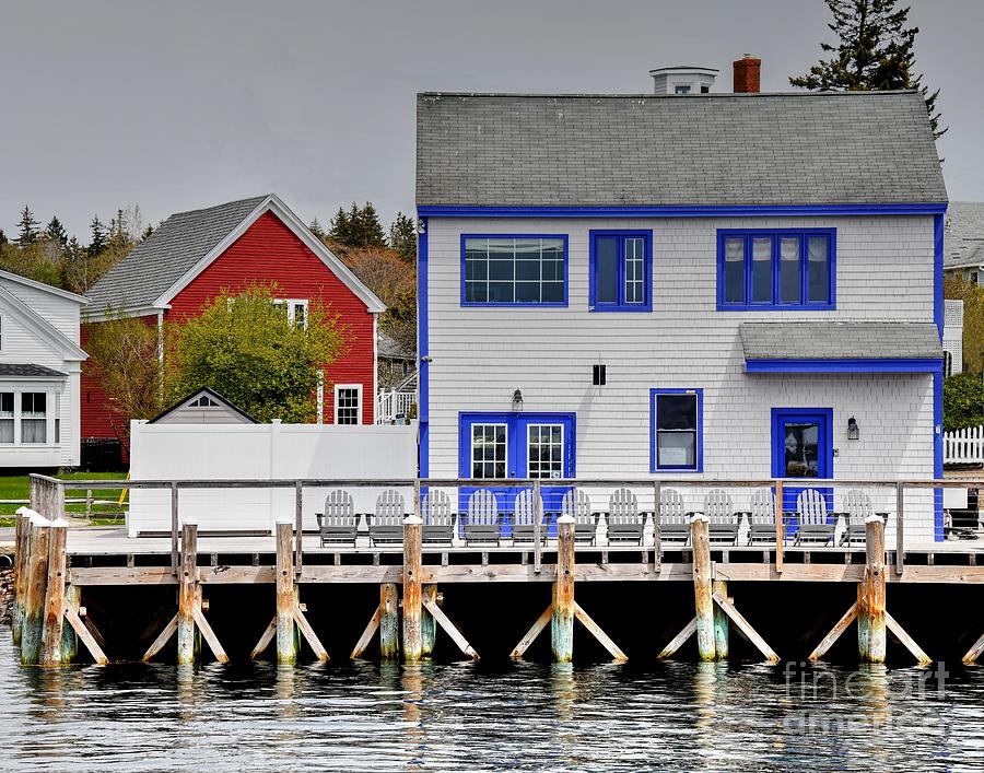 House on the Harbor Photograph by Steve Brown