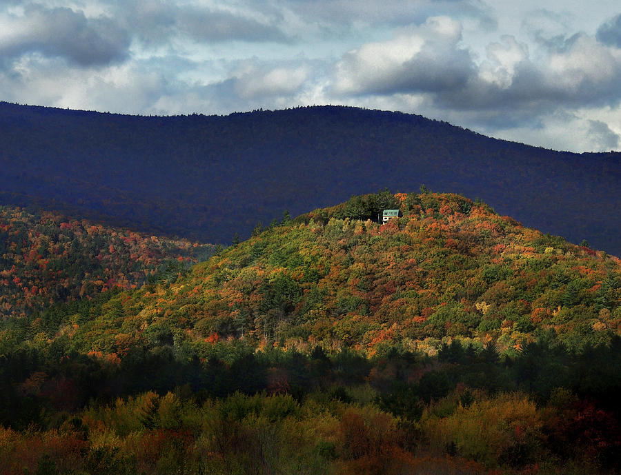 House on the Hill in Plymouth New Hampshire Photograph by Nancy Griswold
