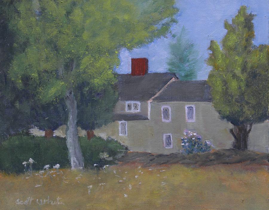 House On The Hill Painting by Scott W White