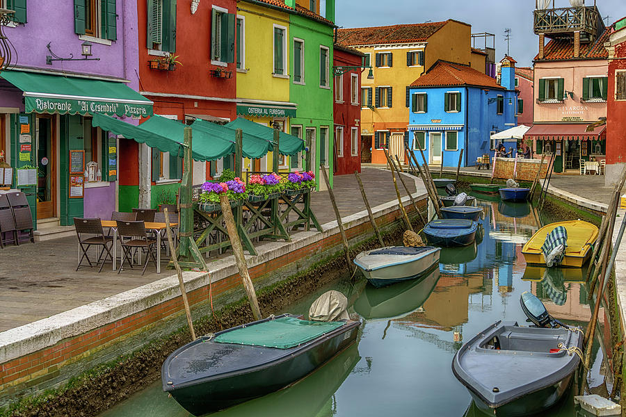 Houses and Canal Burano Venice_DSC5051_03032017  Photograph by Greg Kluempers