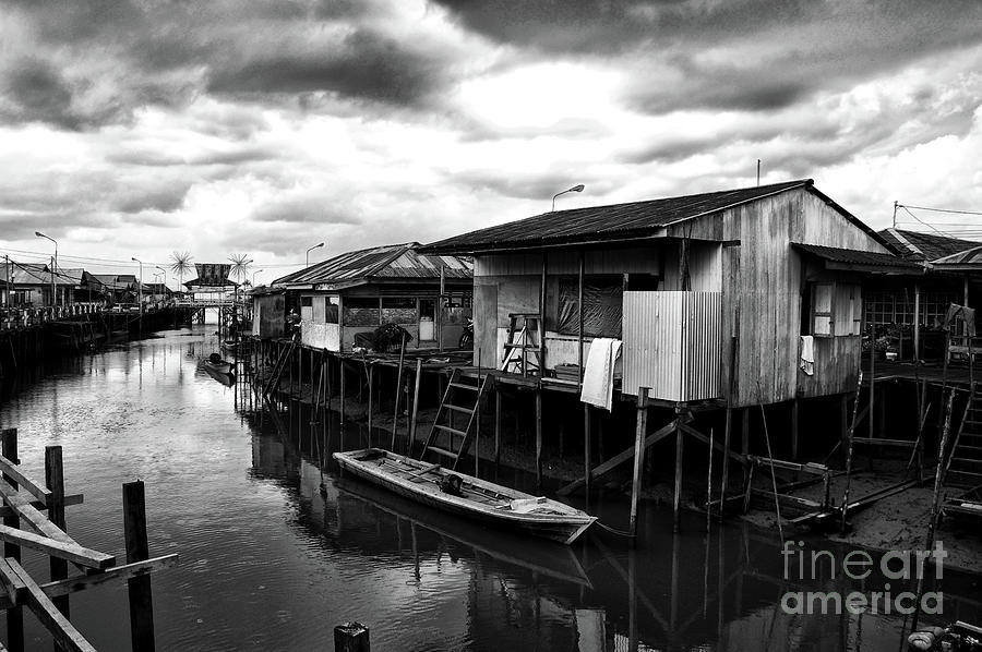 Houses In Kalimantan Photograph by Charuhas Images