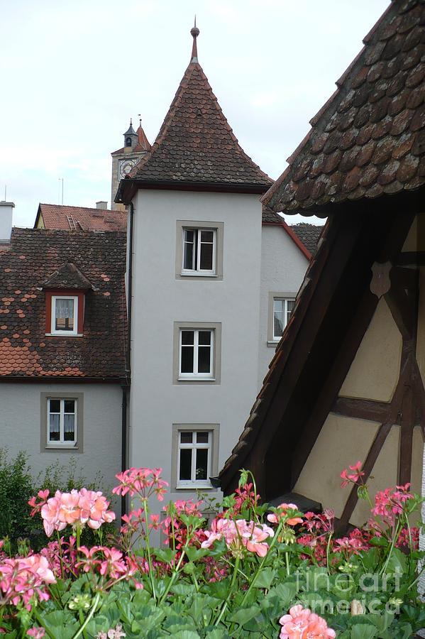 Houses in Rothenburg Photograph by Carol Groenen