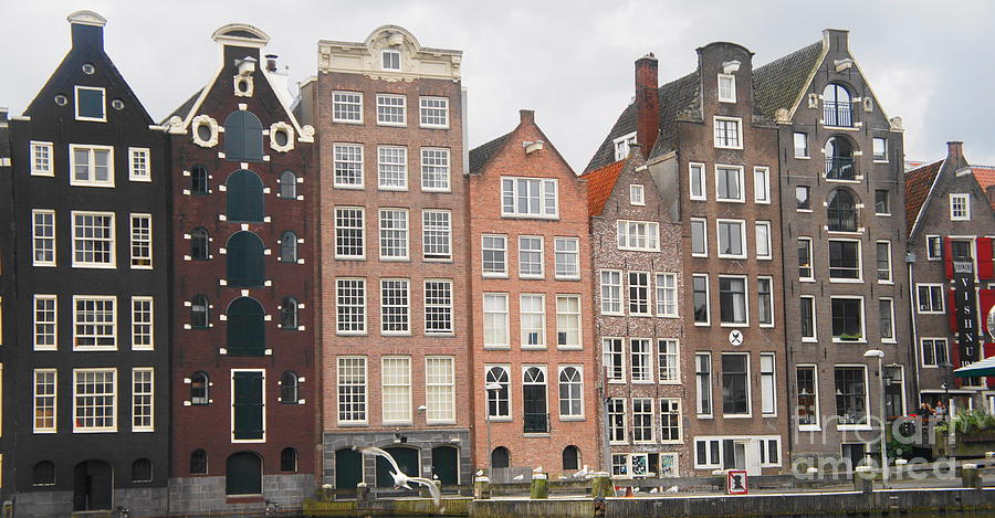 Houses of Amsterdam Photograph by Therese Alcorn