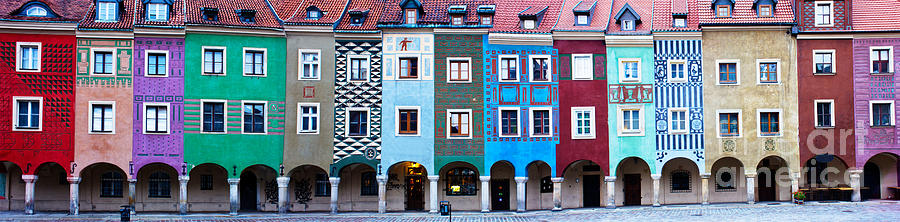 Houses of Old Poznan Photograph by Anastasy Yarmolovich