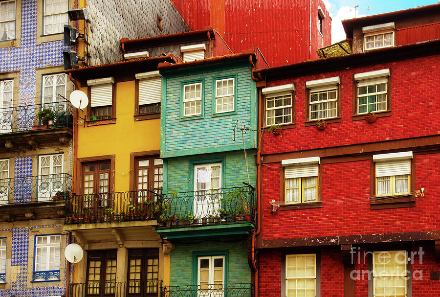 Houses Of Porto  Facades Photograph