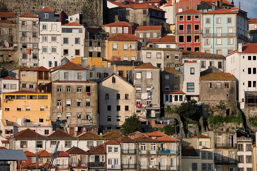 Architecture Photograph - Houses of Porto in Portugal by Artur Bogacki