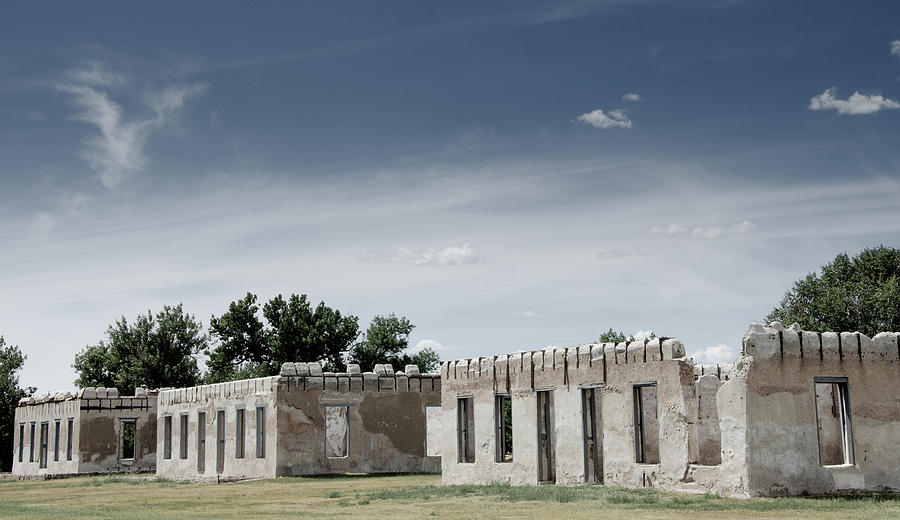 Housing Ruins at Fort Laramie Photograph by Debra Martz