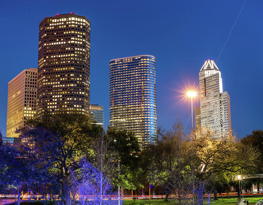 Houston Cityscape Skyline Photograph
