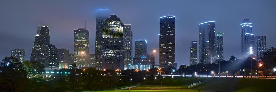 Houston from the Park Photograph by Frozen in Time Fine Art Photography