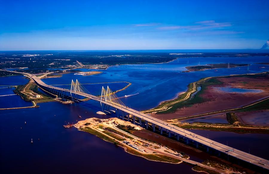 Houston Photograph - Houston Shipping Channel by Mountain Dreams